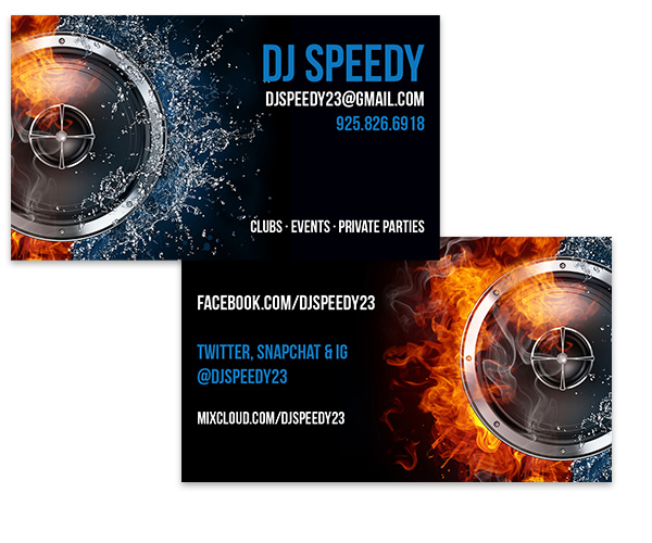 DJ Business Card